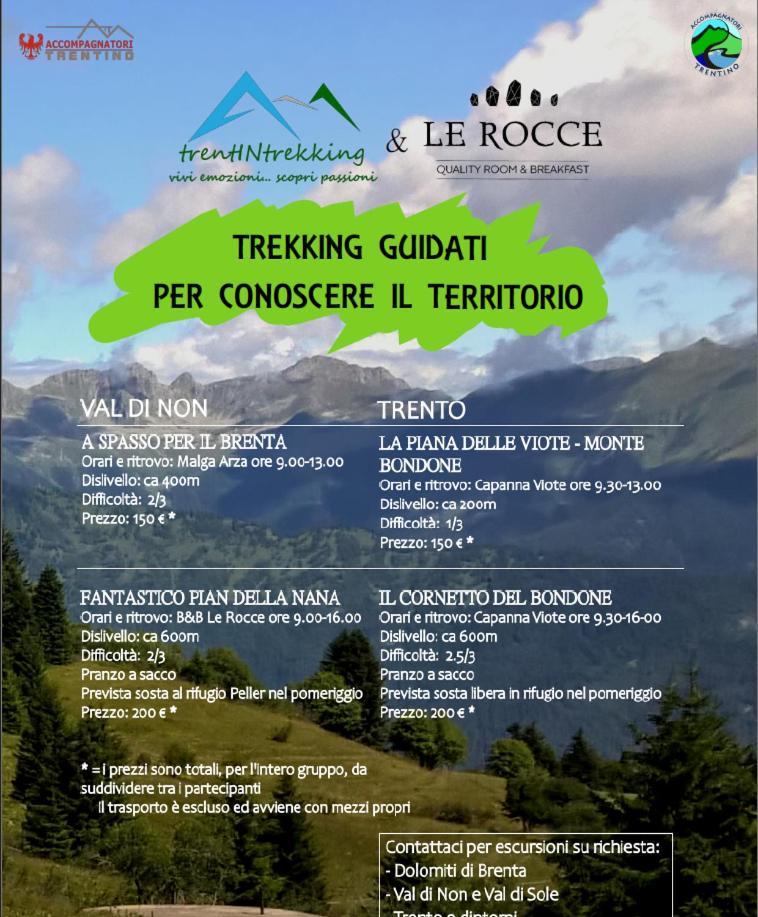 Le Rocce Val Di Non - Quality Room & Breakfast Tassullo Exterior foto